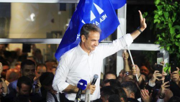 Greek conservatives storm to victory in repeat election