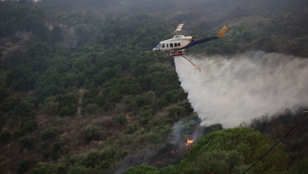 Corfu Mayor says arsonist responsible for wildfires sweeping island