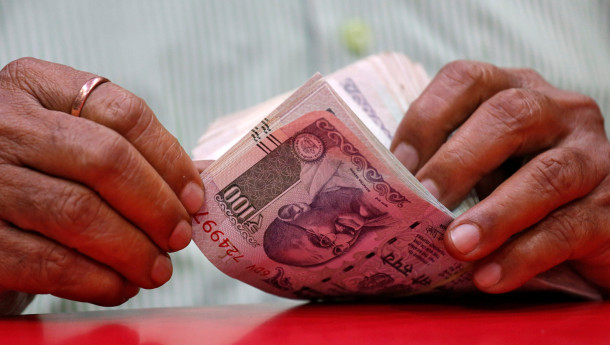 Rupee helped by dip in US yields, while election uncertainty weighs