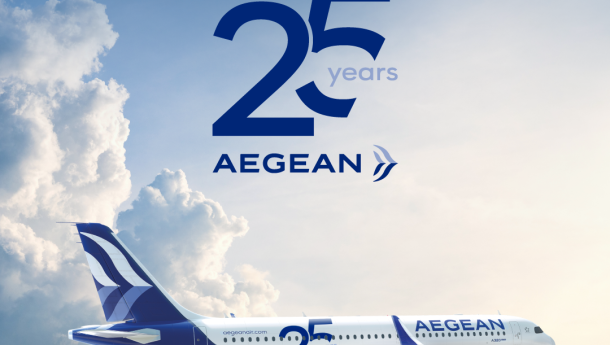 AEGEAN celebrates its 25th anniversary: 25 years of growth, reliability, and exceptional service