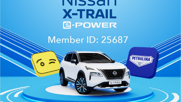 Through My Petrolina app, the grand winner secures the second Nissan X-Trail e-POWER!