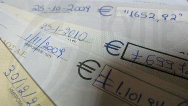 Bad cheques for €13,048 in June