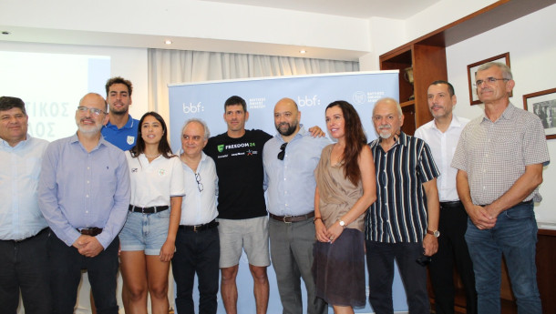 BBF, Proud Sponsor of the Year for Limassol Nautical Club,  at Road to Paris 2024 Press Conference