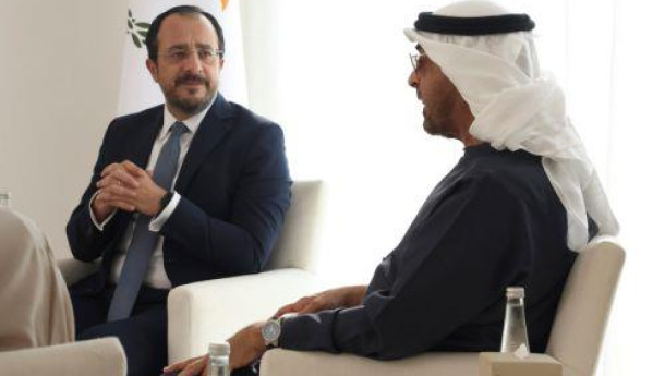 Leaders of Cyprus and UAE discuss energy, infrastructure and regional developments