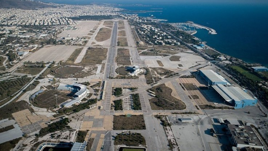 Hellenikon by the sea now rising from rubble of abandoned airport