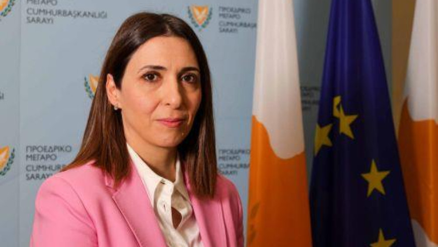 European Affairs Deputy Minister Marilena Raouna undertakes office