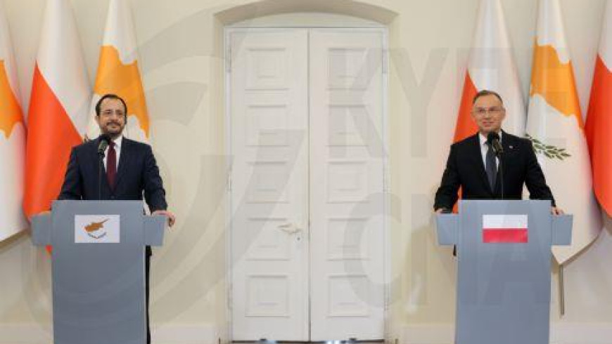 Presidents of Cyprus-Poland express will to further strengthen bilateral ties