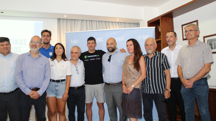 BBF, Proud Sponsor of the Year for Limassol Nautical Club,  at Road to Paris 2024 Press Conference